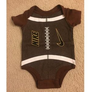 Nike baby football onesie